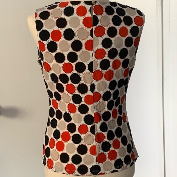 Calvin Klein Circle Print Blouse - Picture 6 of 6